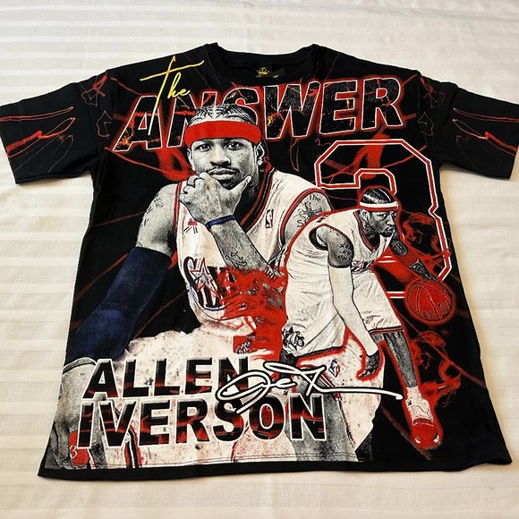 ALLEN IVERSON SHIRT SIZE LARGE - Picture 1 of 4